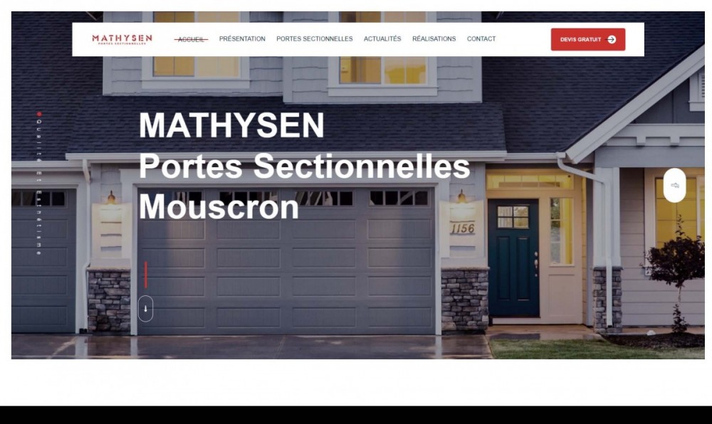 Portes sectionnelles Mathysen